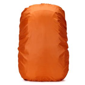 Waterproof Backpack Rain Cover Upgraded Triple Waterproofing With Adjustable Anti Slip Buckle Strap; Wear-Resisting And Durable; For Outdoor; Hik (Color: Orange, size: S)